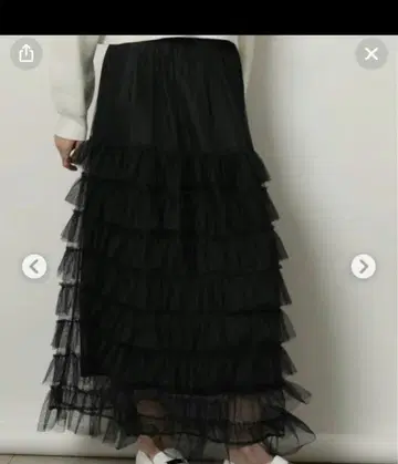 카듀네 튤 캉캉 스커트 M 택 포함 새상품