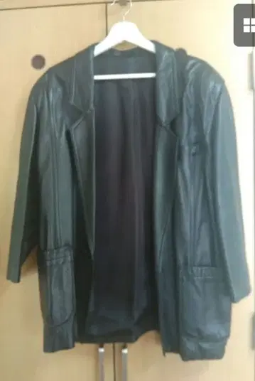 램 가죽 자켓 여성용 블랙