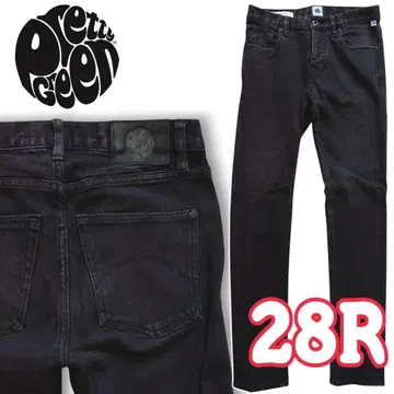 레어! 프리티그린 PrettyGreen 블랙 데님 팬츠