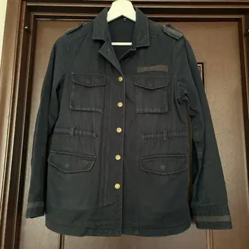 밀리터리 자켓 네이비 컬러