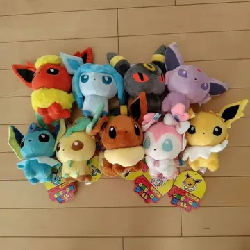 포켓몬 포켓몬돌즈 이브이프렌즈 부즈 봉제 인형 9체 세트