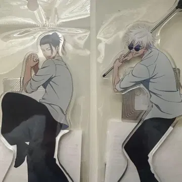 미개봉 [주술회전 회옥옥절] 아크릴 스탠드 고죠 사토루 게토 스구루