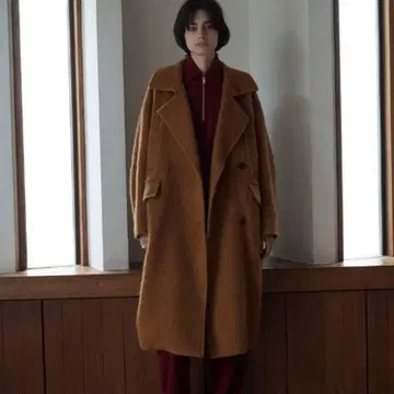 CLANE 체스터 코트 샤기 코쿤 코트