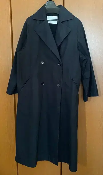 써니클라우드 롱 코트 M 사이즈 블랙