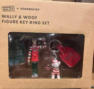 한국 스타벅스 월리 콜라보 키링 한정판 크리스마스