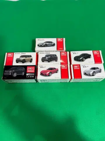 미니카 세트 RX-7, LX 570, 수프라 외