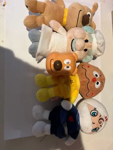 호빵맨 봉제 인형 세트