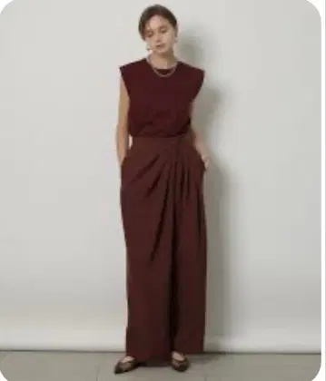 CADUNE 드레이프 팬츠 사이즈 34