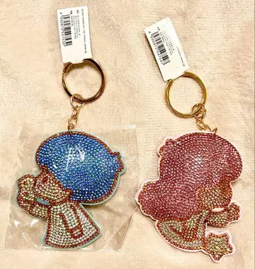 리틀트윈스타 키라키라 큐빅 키링 산리오