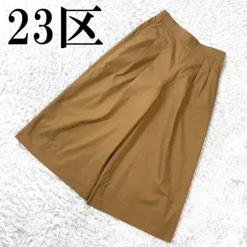 23구 니쥬산쿠 와이드 팬츠 베이지 36 B636