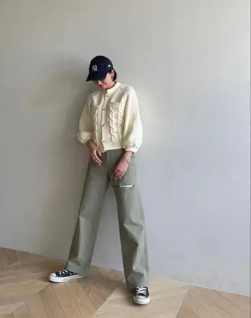 SeaRoomlynn 컷오프 밀리터리 팬츠 M