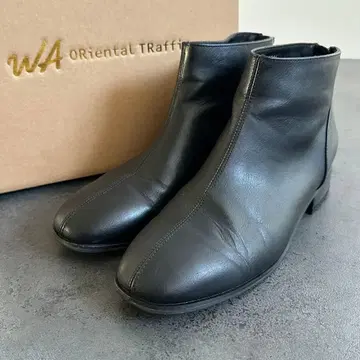 ORiental TRaffic 가죽 부티 숏부츠 블랙