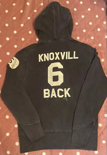 반스 후드티 백 프린트