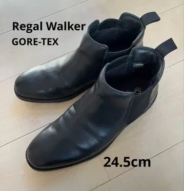 리걸 워커 사이드 고어 부츠 24.5 EEE 가죽 블랙 남성용