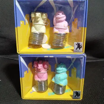 고질라 스프링 피규어 세트