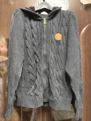 RIPCURL 그레이 후드 부착 자켓