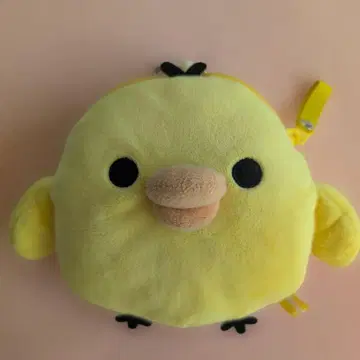 키이로이토리 봉제 인형 패스 케이스