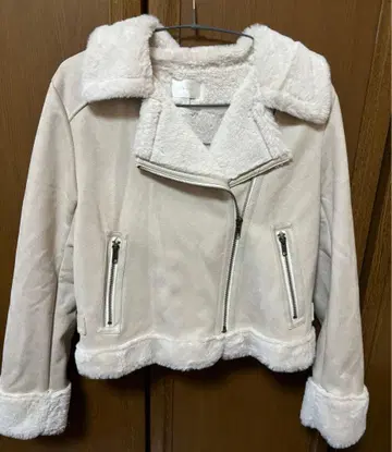 rienda 인조 모피 라이더 자켓 S