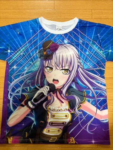 뱅드림!Roselia 미나토 유키나 풀 그래픽 T셔츠(뱅드림 돔)