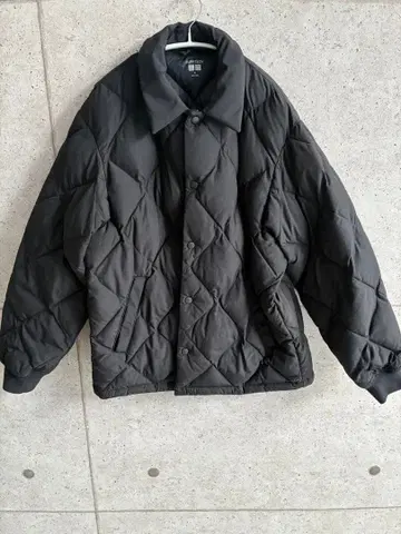 UNIQLO 퍼프 테크 퀼팅 자켓 다운 자켓 M 블랙
