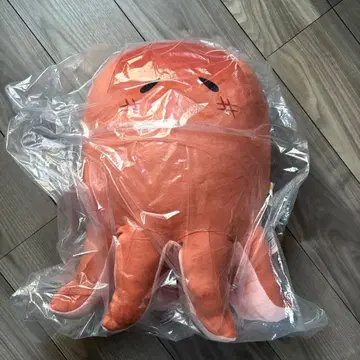 문어 소시지 봉제 인형 쿠션 특대형 BIG 새상품