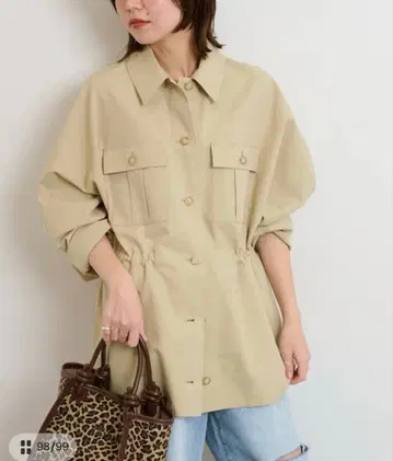 새상품 JOURNAL STANDARDrelume 돌먼 슬리브 셔츠 블루종