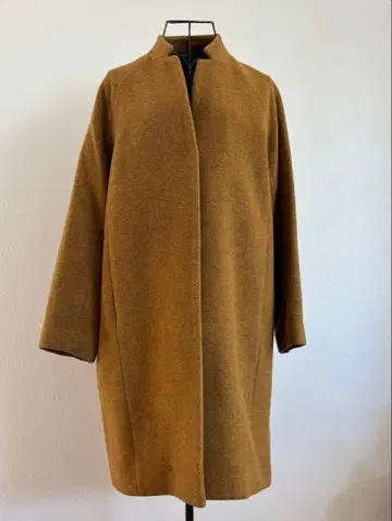 새상품급 NOMBRE IMPAIR 머스타드 코트 사이즈 F