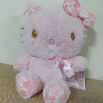 새상품 헬로키티 사쿠라인형 봉제 인형 핑크