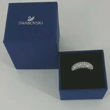 새상품급 Swarovski 파베 크리스탈 반지 58 (17호)