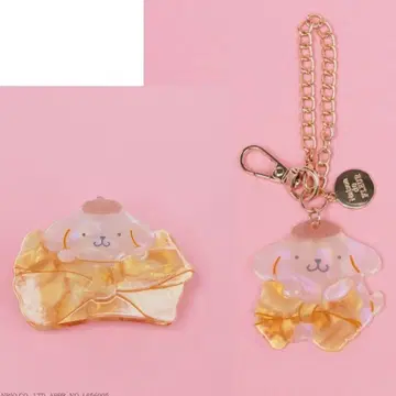 Maison de FLEUR 폼폼푸딩 헤어 클립 참 세트