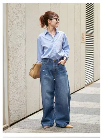 스픽 앤 스팬 배기 데님 사이즈 29