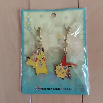 포켓몬 피카츄 빅티니 메탈 참 세트 포켓몬 센터 도호쿠