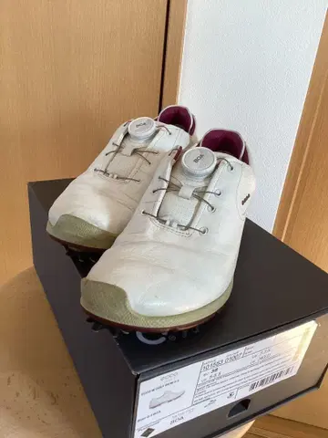 ECCO 골프화 여성용 EU 38 화이트 계열 24cm