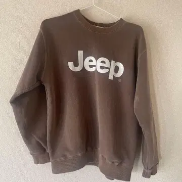 Jeep 브라운 맨투맨 M