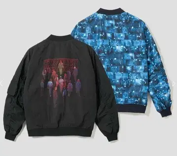 그라니프 기묘한 이야기 MA-1 리버서블 자켓