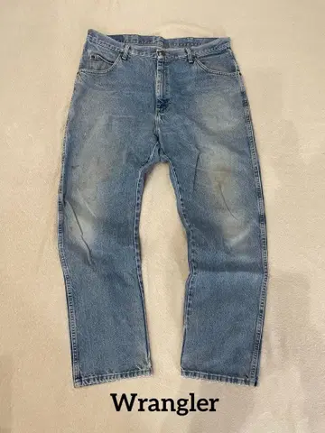 랭글러 38 x 32 스트레이트 데님 팬츠