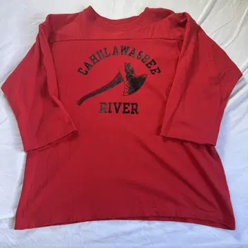 텐더 로인 L 맨투맨 빨간색 COTTON NFL AX