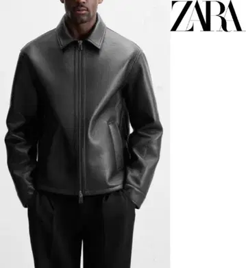 무료배송 새상품 ZARA 페이크 가죽 자켓 US 사이즈 M