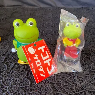 트로이머 개구리 태엽 & 트로이머 케로탄 소프트 비닐제 키링