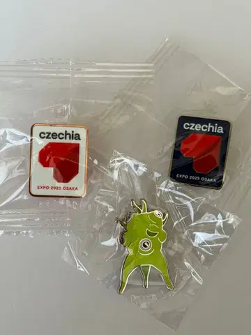 체코관 체코 파빌리온 EXPO 2025 OSAKA 핀 배지 세트