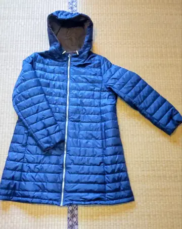 후드 부착 퀼팅 자켓 리버서블 자켓