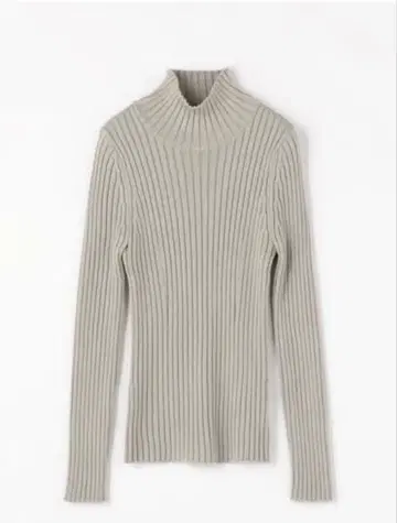 울 루실 립 터틀넥 풀오버