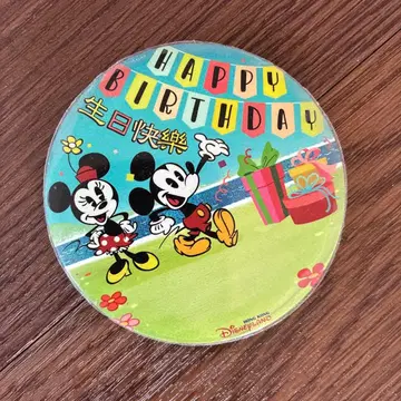 상하이 디즈니랜드 미키 미니 생일 배지