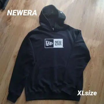 [ 새상품급 ] NEW ERA 블랙 후드티 XL 사이즈