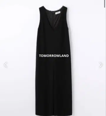 투모로우랜드 린넨 트위드 올인원 린넨 100 프린지