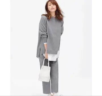 PLST 플라스테 릴랙스 슬릿 니트