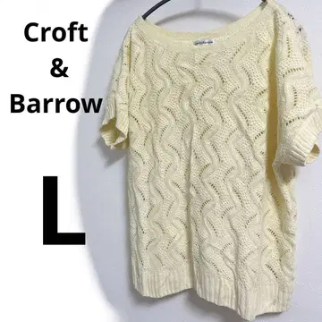 Croft & Barrow 크림색 니트 L 사이즈 여성용