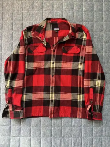 파타고니아 피오르 플란넬 셔츠 동양인 핏 L