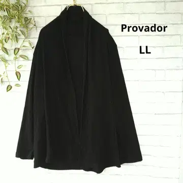 [ Provador ] 블랙 긴팔 가디건 오픈 프론트 LL