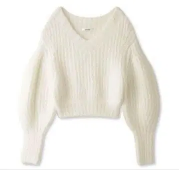 SNIDEL 루즈 오프숄더 크롭 풀오버